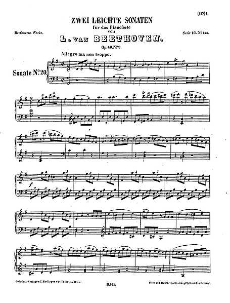 Miniatura de la partitura